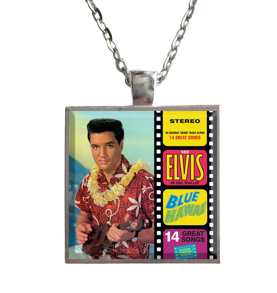 Elvis Presley - Blue Hawaii - Album Cover Art Pendant Necklace