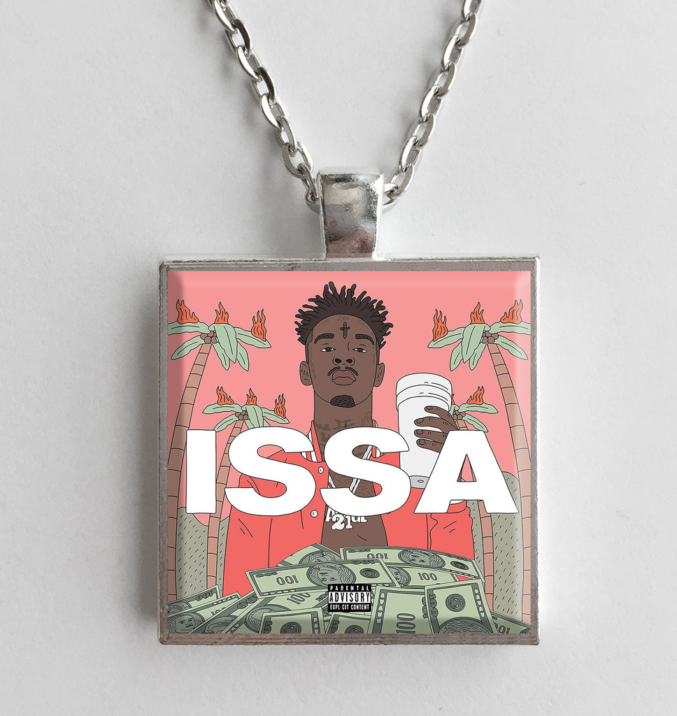 21 Savage - Issa Album - Album Cover Art Pendant Necklace - Hollee