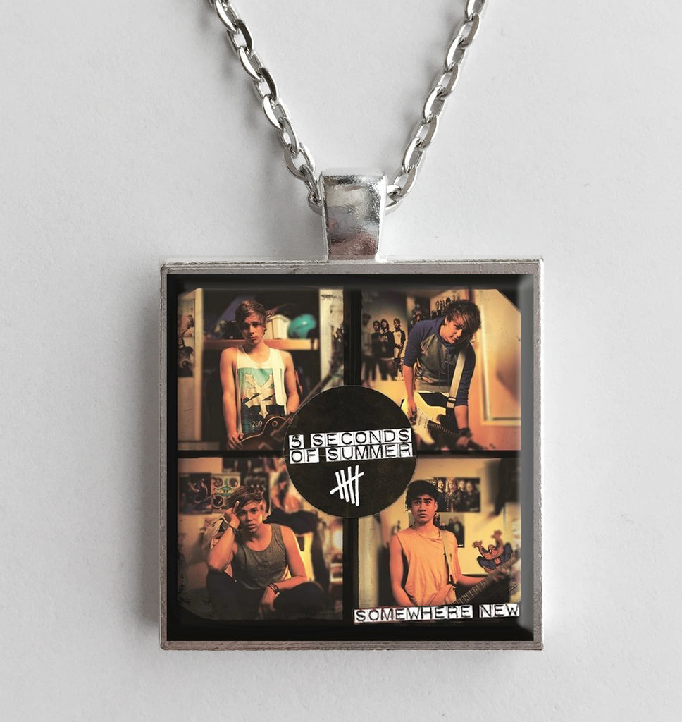 5 Seconds of Summer - Somewhere New - Album Cover Art Pendant Necklace - Hollee