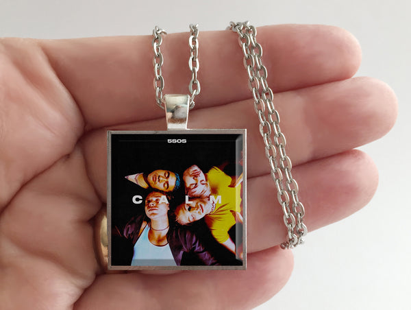 5SOS 5 Seconds of Summer - Calm - Album Cover Art Pendant Necklace - Hollee