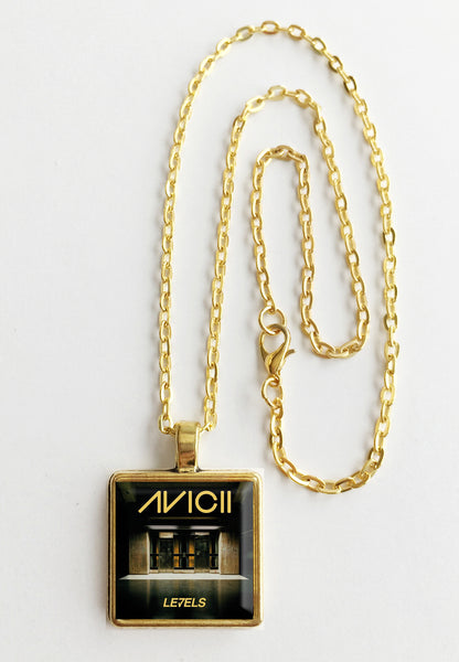 Avicii - Levels - Album Cover Art Pendant Necklace - Hollee