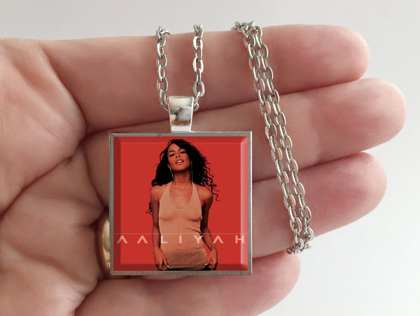Aaliyah - Self Titled- Album Cover Art Pendant Necklace