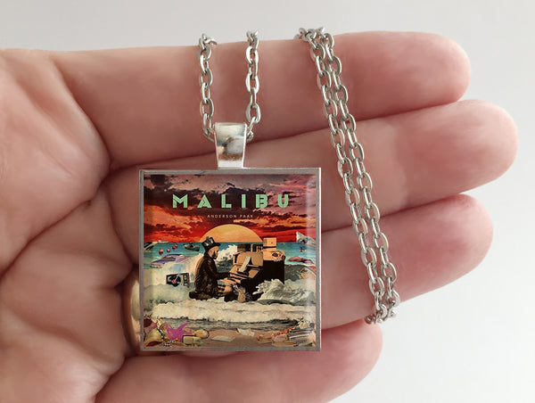 Anderson Paak - Malibu - Album Cover Art Pendant Necklace - Hollee