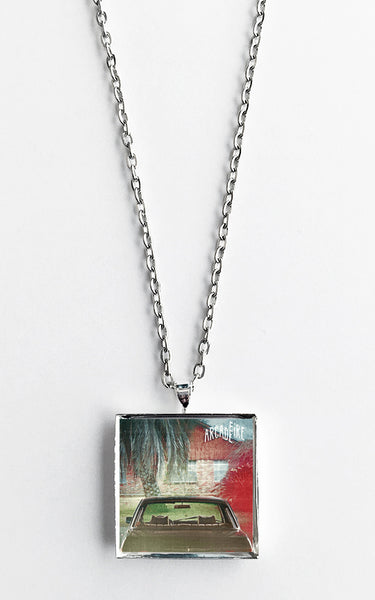 Arcade Fire - The Suburbs - Album Cover Art Pendant Necklace - Hollee