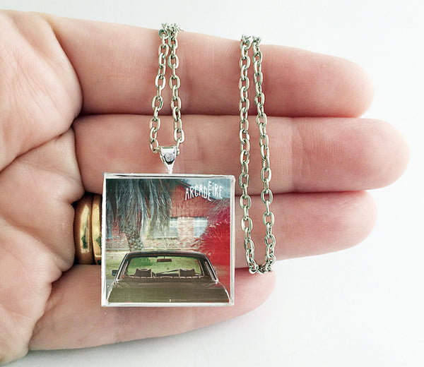 Arcade Fire - The Suburbs - Album Cover Art Pendant Necklace - Hollee