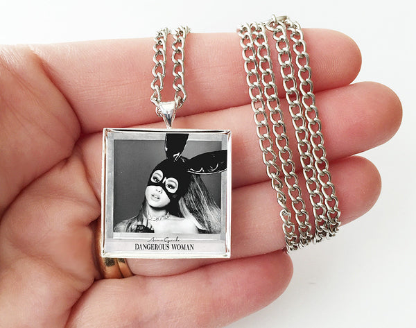 Ariana Grande - Dangerous Woman - Album Cover Art Pendant Necklace - Hollee