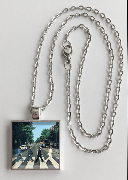 The Beatles - Abbey Road - Album Cover Art Pendant Necklace - Hollee