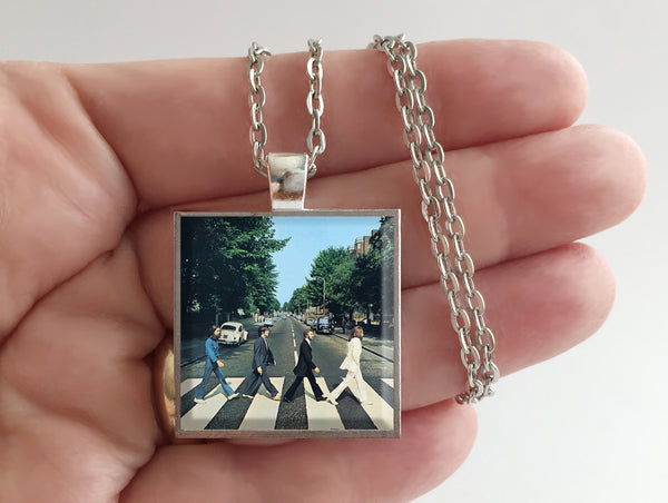 The Beatles - Abbey Road - Album Cover Art Pendant Necklace - Hollee