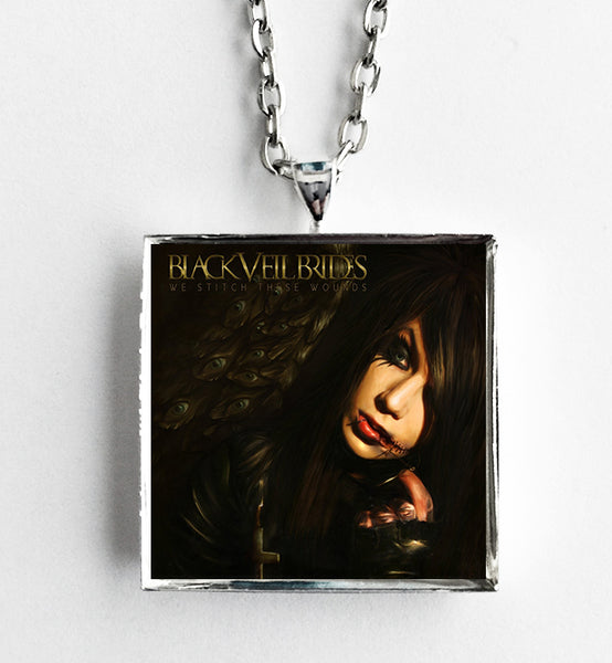 Black Veil Brides - We Stitch These Wounds - Album Cover Art Pendant Necklace - Hollee