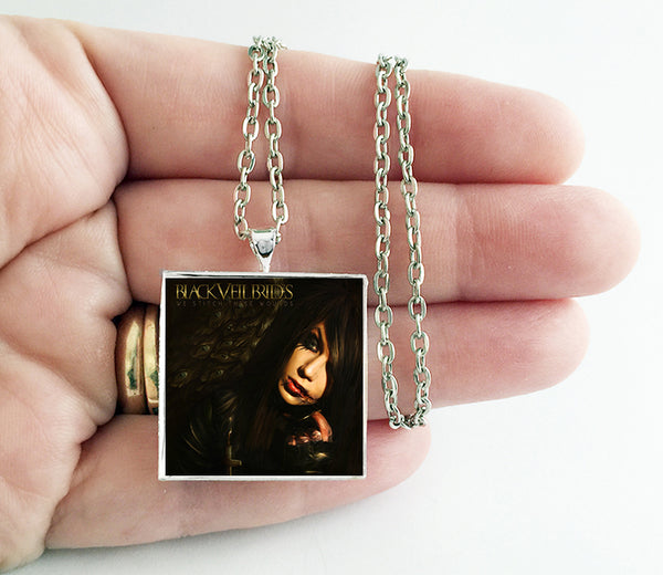 Black Veil Brides - We Stitch These Wounds - Album Cover Art Pendant Necklace - Hollee