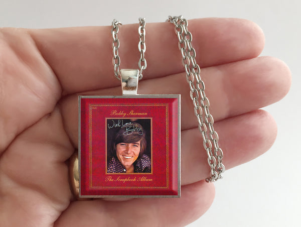 Bobby Sherman - The Scrapbook Album - Album Cover Art Pendant Necklace - Hollee