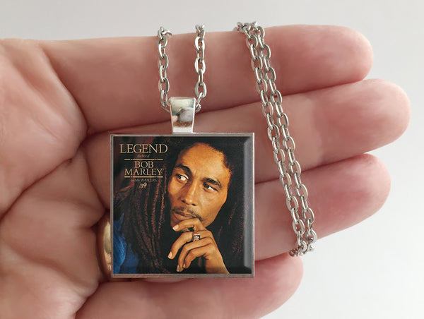 Bob Marley - Legend - Album Cover Art Pendant Necklace - Hollee