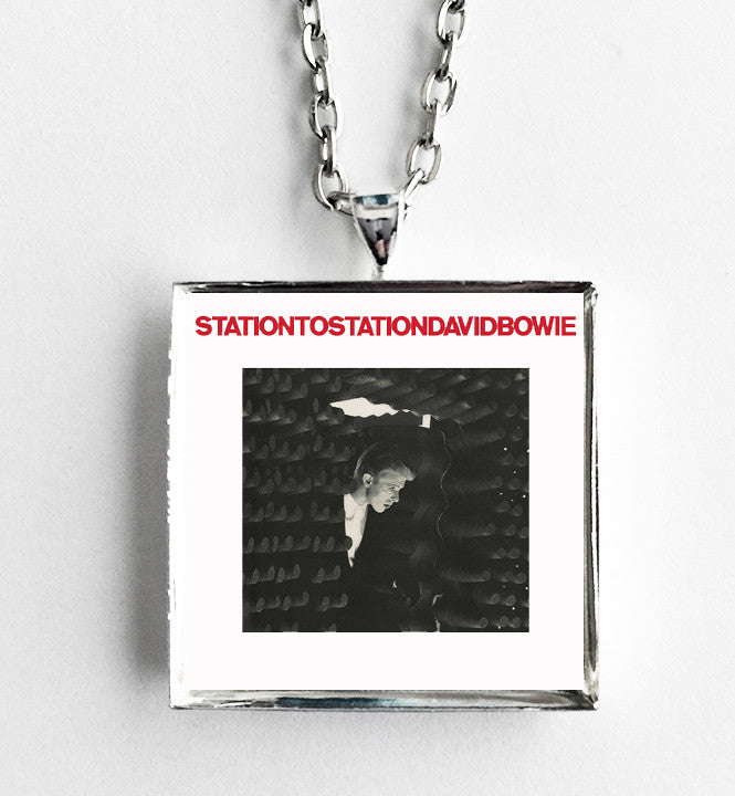 David Bowie - Station to Station - Album Cover Art Pendant Necklace - Hollee