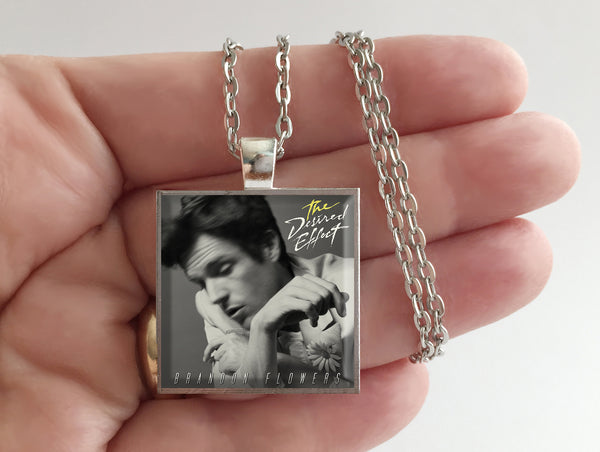 Brandon Flowers - The Desired Effect - Album Cover Art Pendant Necklace - Hollee