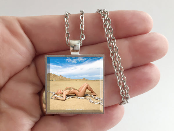 Britney Spears - Glory (Alternate Cover) - Album Cover Art Pendant Necklace - Hollee