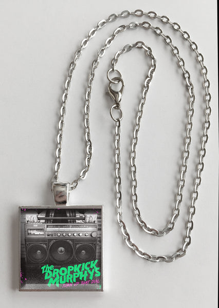 The Dropkick Murphys - Turn Up That Dial - Album Cover Art Pendant Necklace