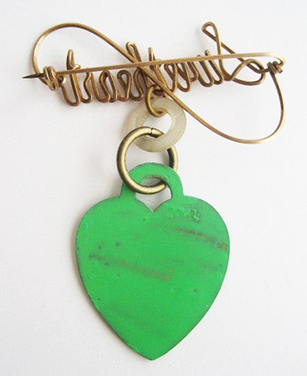 Weeki Wachee Mermaid & Seahorse Souvenir Sweetheart Pin - Hollee