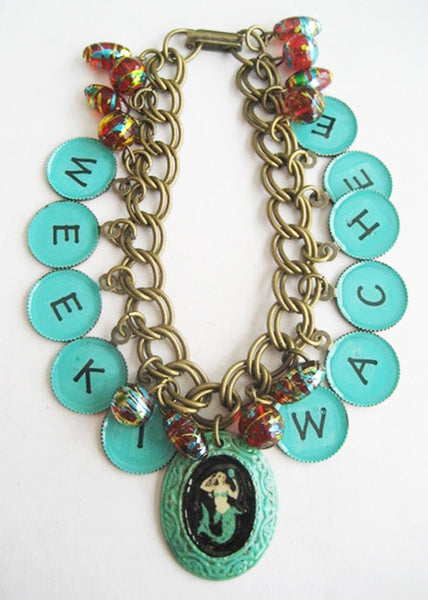 Weeki Wachee Florida Mermaid Charm Bracelet - Hollee
