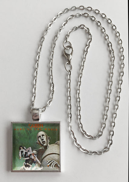 Queen - News of the World - Album Cover Art Pendant Necklace - Hollee
