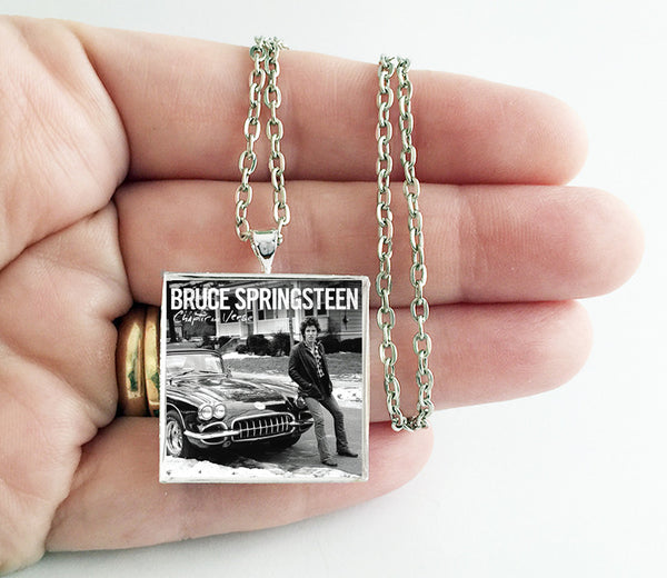 Bruce Springsteen - Chapter and Verse - Album Cover Art Pendant Necklace - Hollee