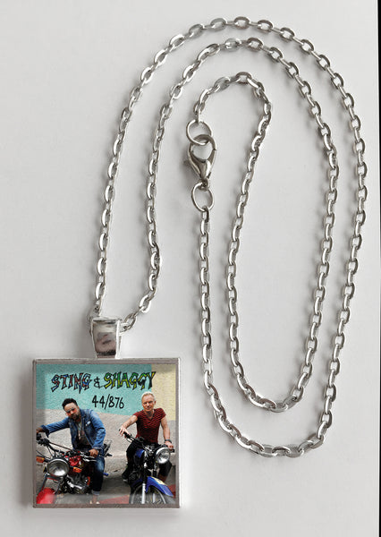 Sting & Shaggy - 44/876 - Album Cover Art Pendant Necklace - Hollee