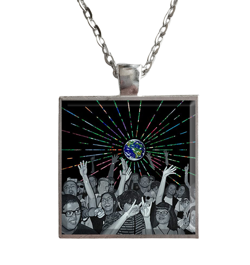Superorganism - World Wide Pop- Album Cover Art Pendant Necklace