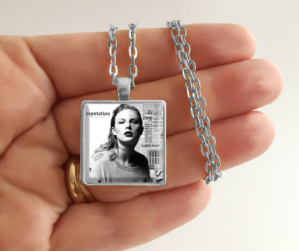 Taylor Swift - Reputation - Mini Album Cover Art Pendant Necklace - Hollee