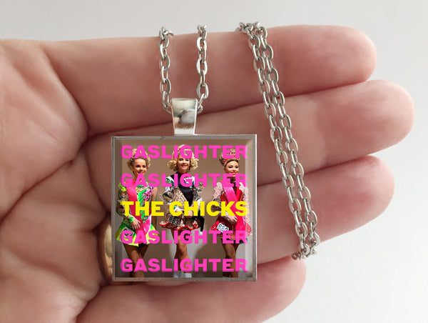The Chicks - Gaslighter - Album Cover Art Pendant Necklace - Hollee