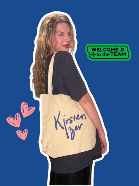 Kirsten Izer The Perfect Hire “All My Insecurities on a Tote Tote"