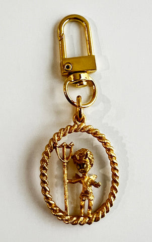 Vintage Your Little Devil Bag Charm