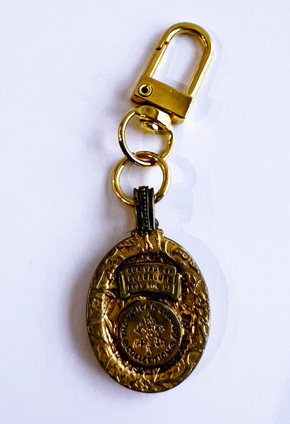 Vintage Our Lady of Guadalupe Religion Medal Bag Charm