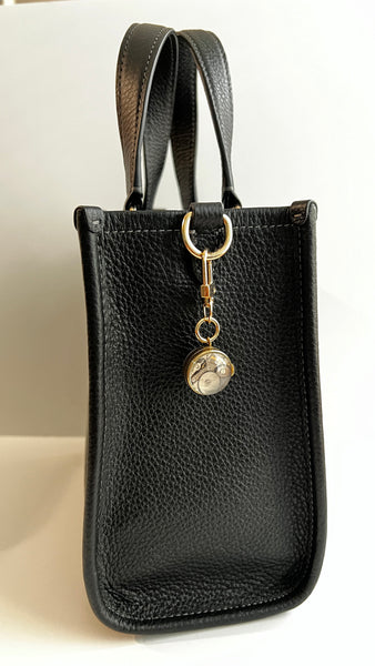 Vintage Mechanical Two Sided Watch Bag Charm