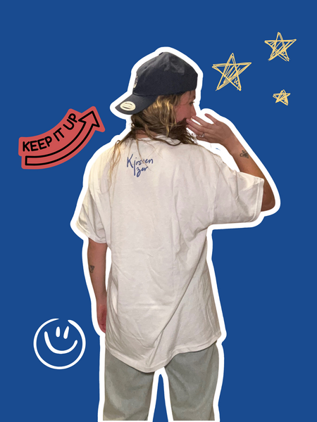 Kirsten Izer Electric Blue Tee Shirt