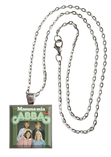 ABBA - Mamma Mia - Album Cover Art Pendant Necklace