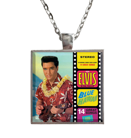 Elvis Presley - Blue Hawaii - Album Cover Art Pendant Necklace