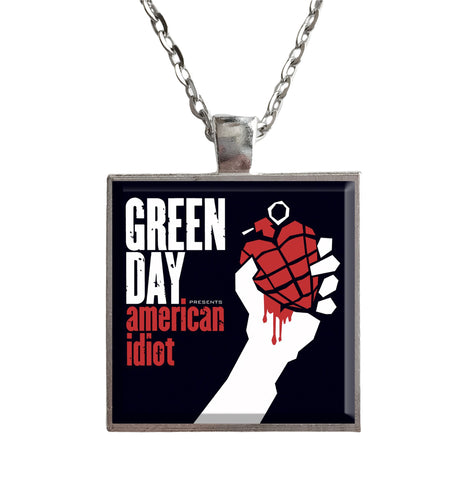 Green Day - American Idiot - Album Cover Art Pendant Necklace