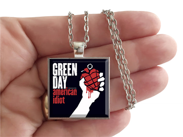 Green Day - American Idiot - Album Cover Art Pendant Necklace