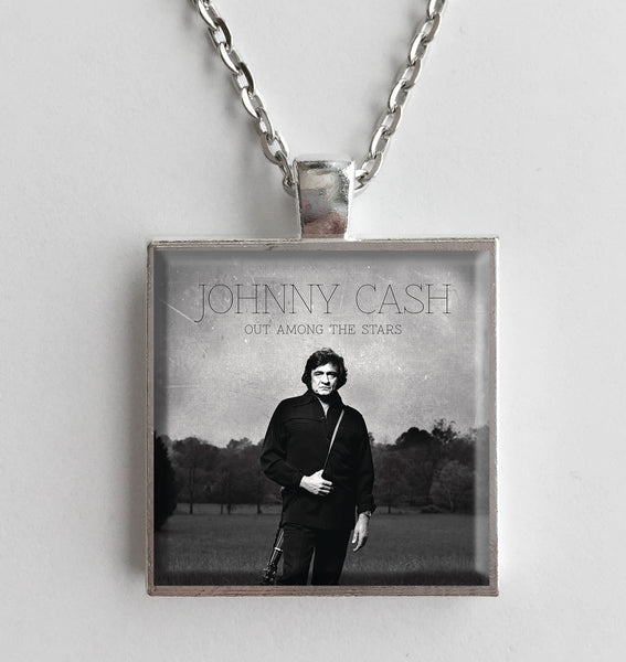 Johnny Cash - Out Among the Stars - Album Cover Art Pendant Necklace