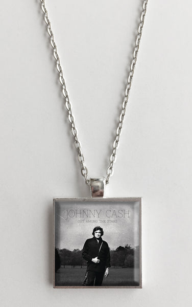 Johnny Cash - Out Among the Stars - Album Cover Art Pendant Necklace