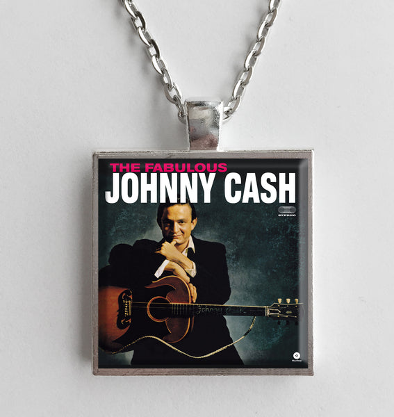 Johnny Cash - The Fabulous Johnny Cash - Album Cover Art Pendant Necklace