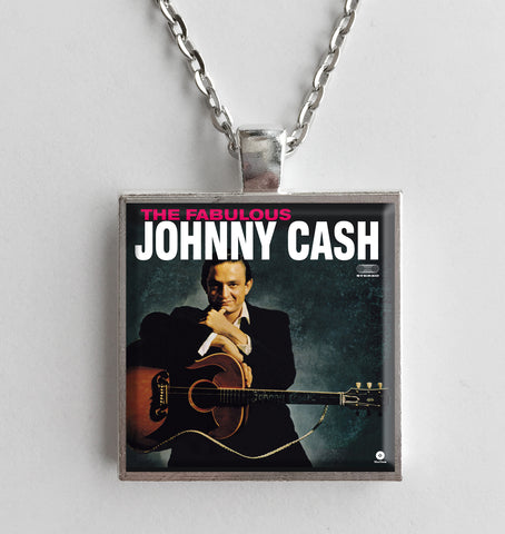 Johnny Cash - The Fabulous Johnny Cash - Album Cover Art Pendant Necklace