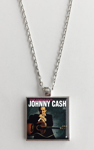 Johnny Cash - The Fabulous Johnny Cash - Album Cover Art Pendant Necklace