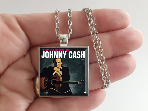 Johnny Cash - The Fabulous Johnny Cash - Album Cover Art Pendant Necklace