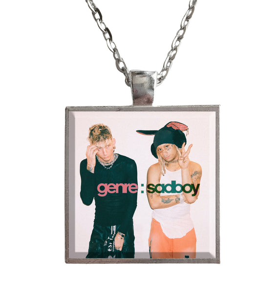 mgk & Trippie Redd - genre : sadboy - Album Cover Art Pendant Necklace