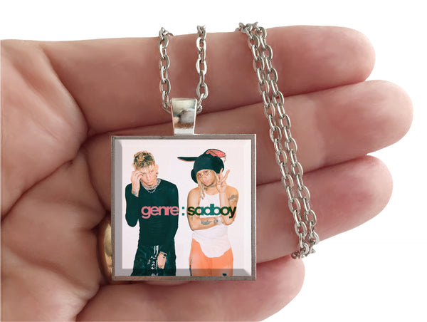 mgk & Trippie Redd - genre : sadboy - Album Cover Art Pendant Necklace