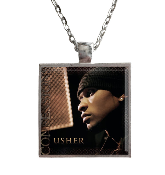 Usher - Confessions - Album Cover Art Pendant Necklace