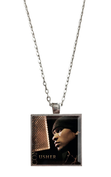 Usher - Confessions - Album Cover Art Pendant Necklace