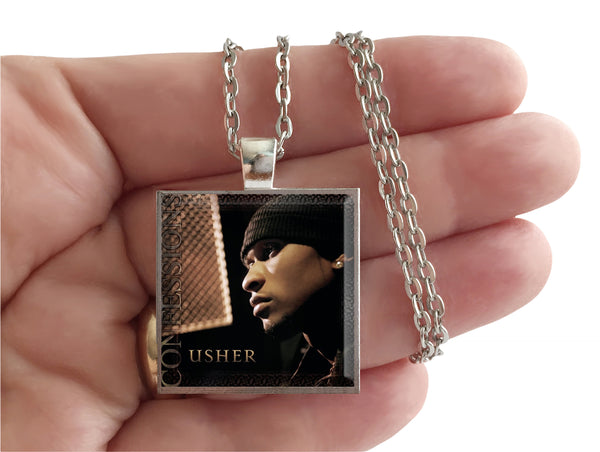 Usher - Confessions - Album Cover Art Pendant Necklace