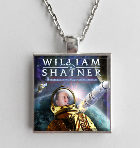 William Shatner - Seeking Major Tom - Album Cover Art Pendant Necklace