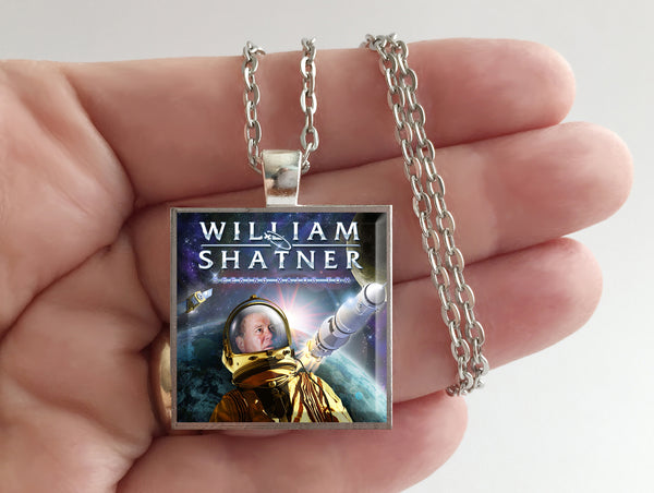 William Shatner - Seeking Major Tom - Album Cover Art Pendant Necklace